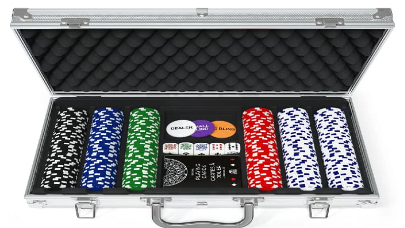 Các loại chip poker phổ biến theo mệnh giá và màu sắc
