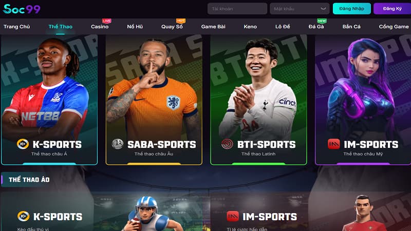 Trang web cá cược bóng đá hợp pháp SOC99 hợp tác với các nhà phát hành game